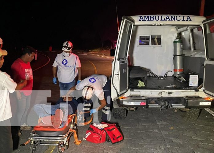 Foto: Accidente de tránsito con una moto en Juigalpa / TN8