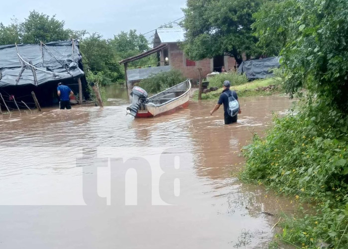 Foto: Afectaciones por lluvias en el norte de Chinandega / TN8