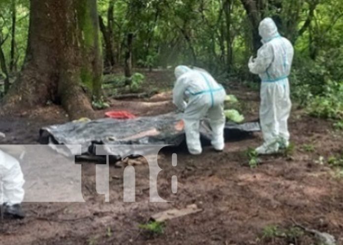 Foto: Cuerpo en estado de descomposición hallado en Ciudad Antigua, Nueva Segovia / TN8