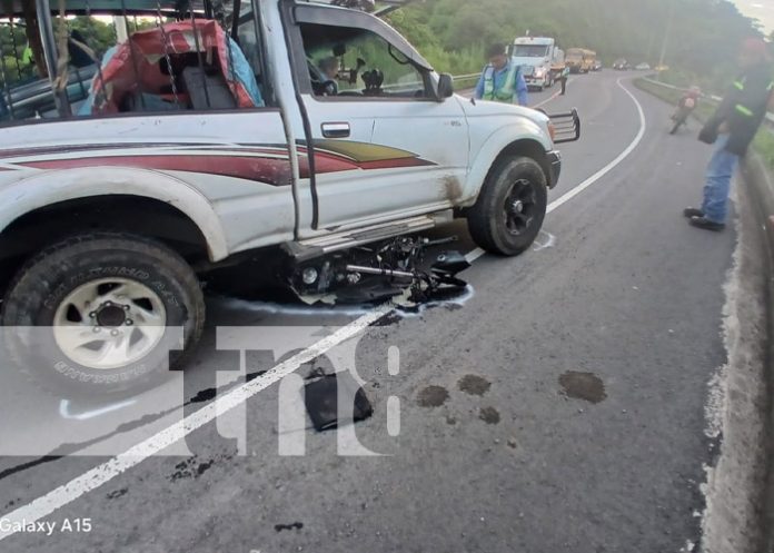 Foto: Fuerte accidente de tránsito en la Carretera Panamericana Sur / TN8