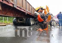 Foto: Fuerte choque de camiones en la Carretera Panamericana Norte / TN8