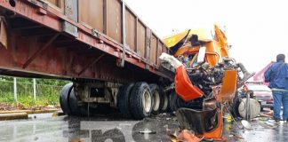 Foto: Fuerte choque de camiones en la Carretera Panamericana Norte / TN8