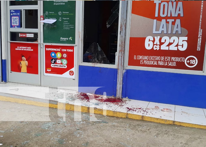 Foto: Joven inhalante de pega quiso robar en una tienda de conveniencia en el sector de El Zumen, Managua / TN8