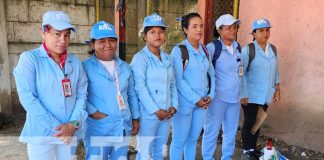 Foto: Brigadistas del MINSA en el barrio Hilario Sánchez, Managua / TN8