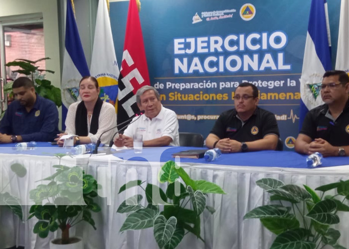 Foto: Anuncian III Ejercicio Multiamenazas 2024 en Nicaragua / TN8