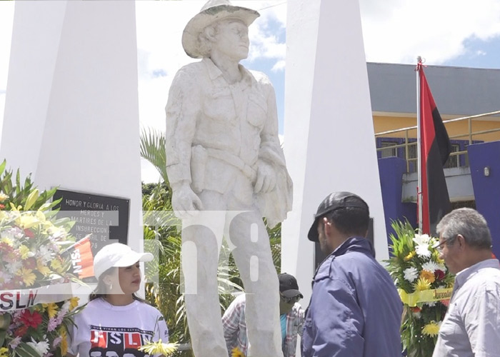 Foto: Aniversario de la Primera Insurrección en Estelí / TN8