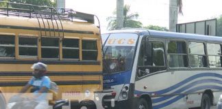 Foto: Choque de bus y microbus en Carretera a Masaya / TN8