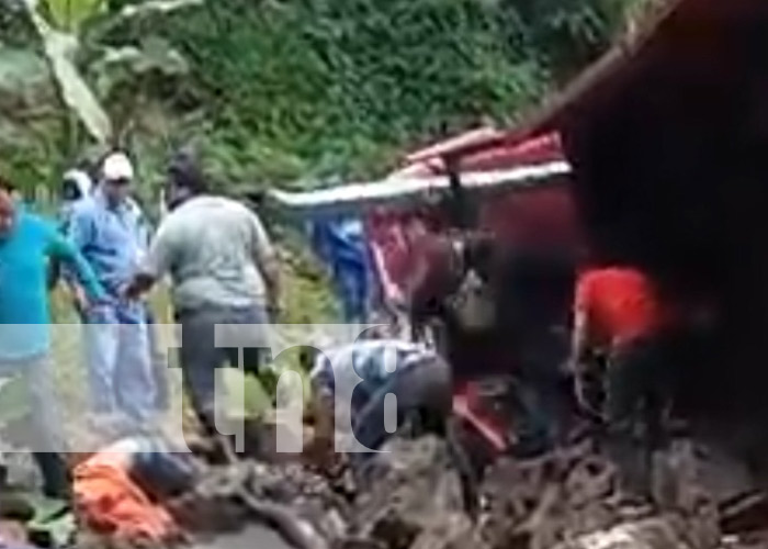 Foto: Mortal accidente de tránsito en la Carretera Matagalpa-Waslala / TN8