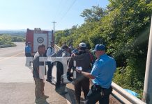 Foto: accidente en el kilómetro 16 de la carretera vieja León, comarca Los Cedros/TN8