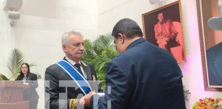 Foto: Embajador extraordinario de Rusia para Nicaragua, recibe orden José de Marcoleta/TN8