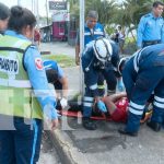 Foto: accidente en la zona de El Quetzal, Managua/TN8