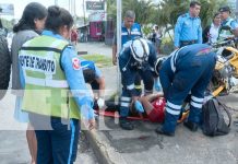 Foto: accidente en la zona de El Quetzal, Managua/TN8