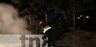 Foto: Motociclista sobrevive tras incendio de su medio de transporte en Jalapa/TN8