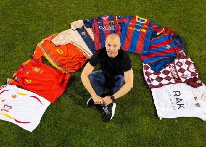 Foto: Andrés Iniesta se retira del fútbol/Cortesía