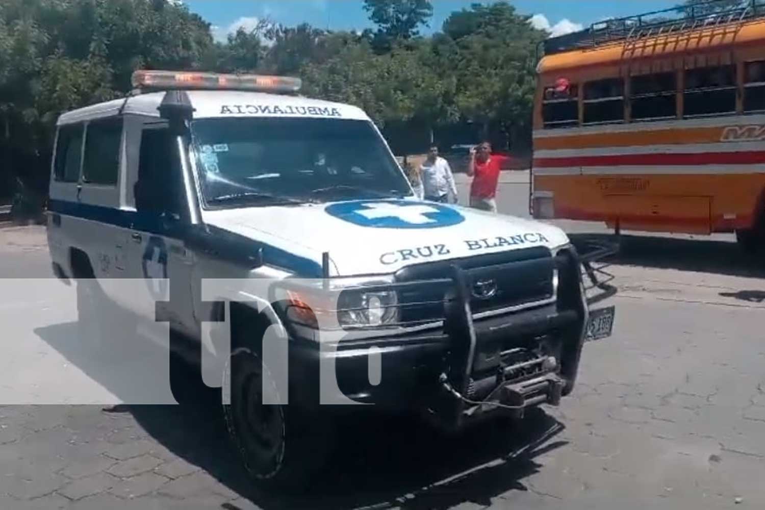 Foto: Ciudadano sufre grave accidente al caer de canastera en terminal de Ocotal/ TN8