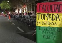 Foto: Protesta de universitarios en Argentina /cortesía