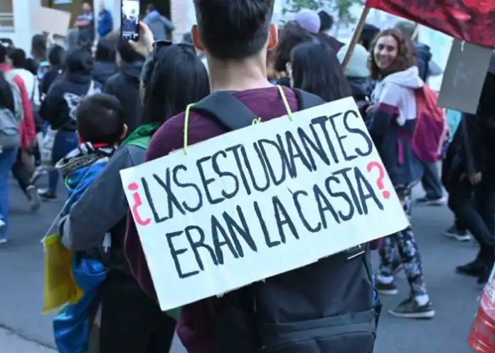 Foto: Represión en Argentina /cortesía