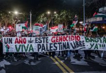 Foto: Uruguay marcha por Palestina /cortesía