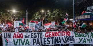 Foto: Uruguay marcha por Palestina /cortesía