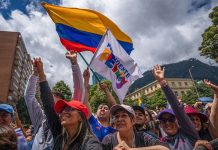 Foto: Multitudinaria marcha en Colombia /cortesía