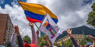 Foto: Multitudinaria marcha en Colombia /cortesía