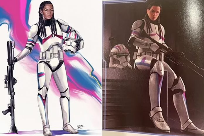 Foto: 'Star Wars' desvela la imagen de su primera 'clone trooper' transgénero /Cortesía