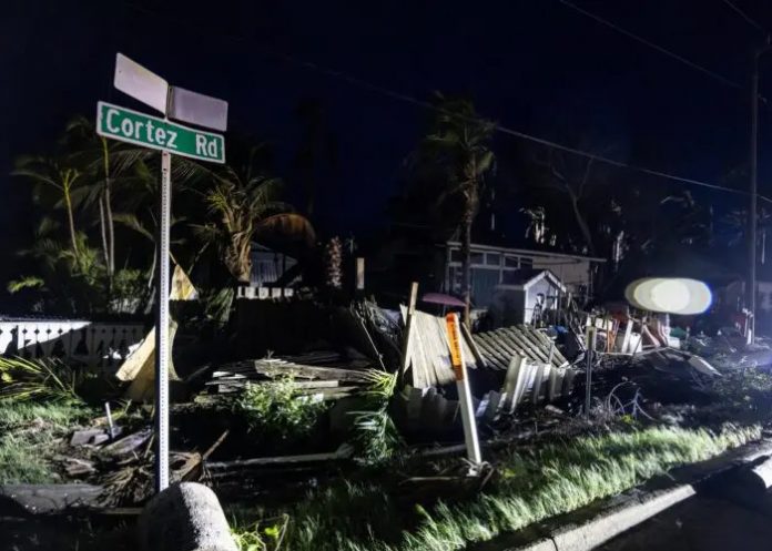 Foto: Florida tras el paso del huracán Milton /cortesía