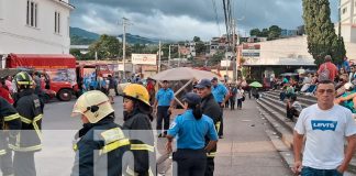 Foto: Ejercicio demostrativo de Bomberos en Matagalpa fomenta conocimientos/TN8