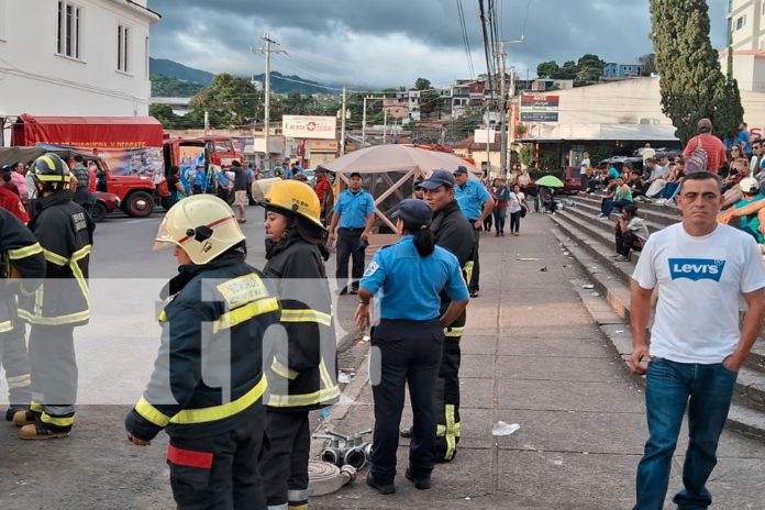 Foto: Ejercicio demostrativo de Bomberos en Matagalpa fomenta conocimientos/TN8