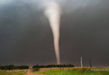 Foto: Argentina: fuertes tormentas provocan tornado en La Pampa