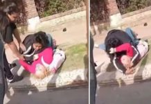 Foto: Madre agrede brutalmente a una maestra /cortesía