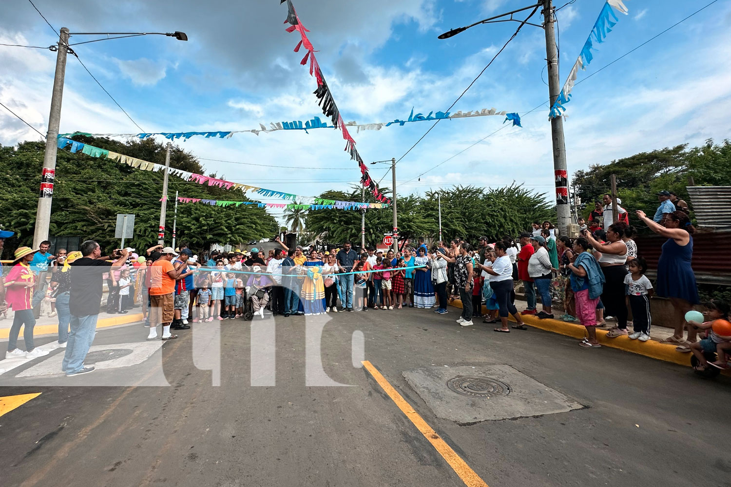 Foto: Américas 1 celebra la inauguración de una caja puente y nueva calle esta obra beneficia a más de 13,000 habitantes/TN8