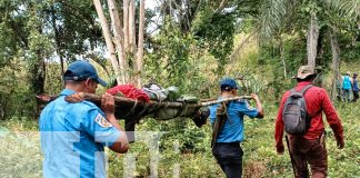 Foto: los cuerpecitos de las dos pequeñas que fueron arrastradas por las fuertes corrientes del río Kamusaska, Chontales/TN8