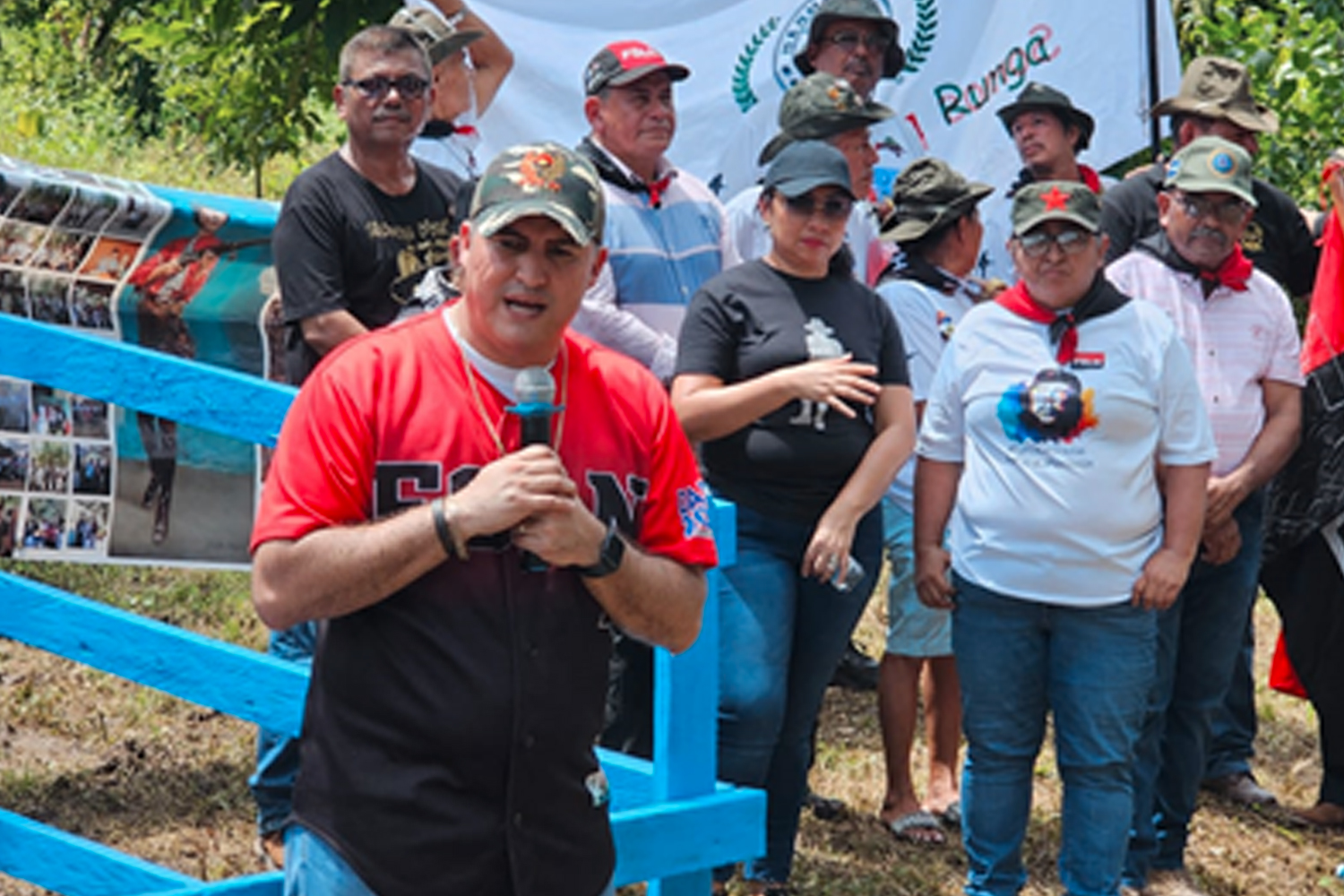 Foto: Conmemoración a 37 Años de heroísmo del BLI Miguel Ángel Ortez, en El Coral/Cortesía