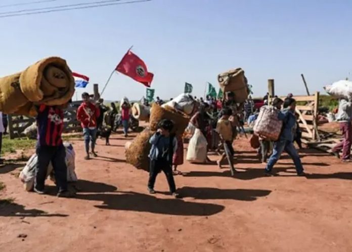 Foto: Desalojo en Paraguay /cortesía