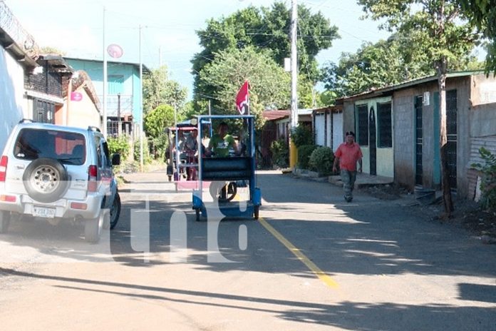 Foto: Desde hoy los habitantes del barrio Villa Reconciliación Sur disfrutan de dos cuadras completamente nuevas gracias a la Alcaldía de Managua/TN8