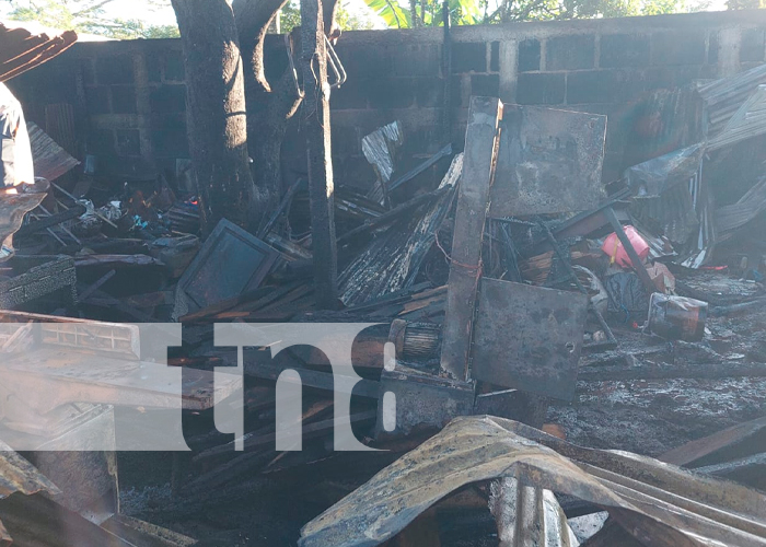 Foto: vivienda ubicada en el Barrio Pancasan del municipio de Camoapa, Boaco/TN8