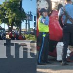 Foto: Irrespeto a luz roja deja un carro volcado /TN8