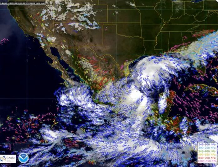 Foto: México: Ciclón podría convertirse en tormenta y causar lluvias torrenciales