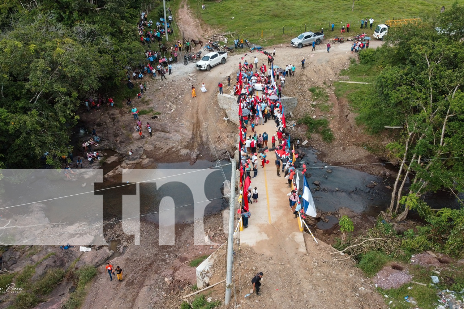 Foto: Triángulo Minero se fortalece con la inauguración del puente San Marcos de Nasawe / TN8