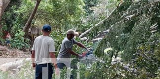 Foto: fuertes vientos que azotan el departamento de Rivas/TN8