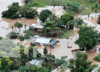 Foto: Onda tropical número 32 causa desborde de ríos en El Rama, Caribe Sur/TN8