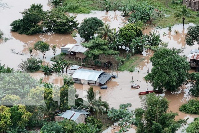 Foto: Onda tropical número 32 causa desborde de ríos en El Rama, Caribe Sur/TN8