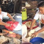 Foto: La Joela y su venta de tortillas /Cortesía