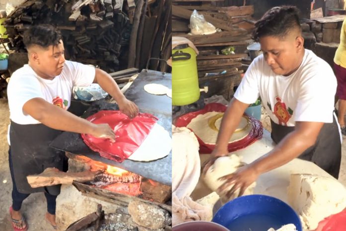 Foto: La Joela y su venta de tortillas /Cortesía