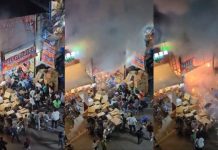 Foto: Incendio en tienda de fuegos artificiales en India provoca estampida y explosiones