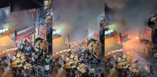 Foto: Incendio en tienda de fuegos artificiales en India provoca estampida y explosiones