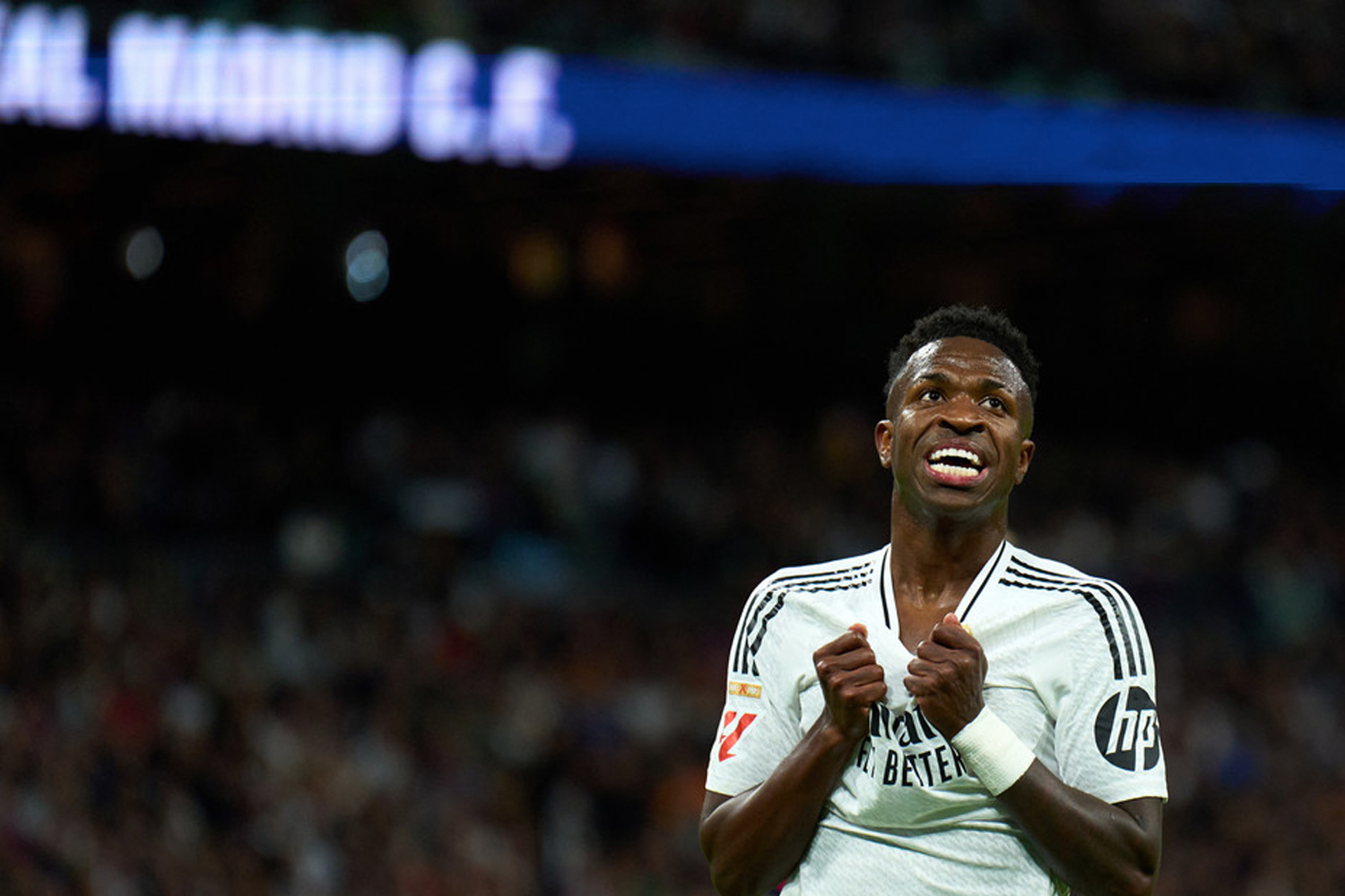 Foto: Vinícius Jr. celebró antes de ganal el Balón de Oro /Cortesía