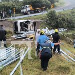 Foto: Trágico accidente de tránsito en San Juan de Limay, de Estelí, donde falleció el conductor de un vehículo tras perder el control/TN8