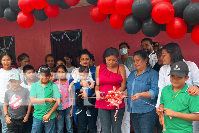 Foto: Gobierno Municipal de La Libertad, Chontales, junto al Ministerio de Salud; inauguraron las obras de rehabilitación del puesto de salud/TN8